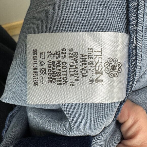 Colombian Tissini jeans new with tags style -Amanda size 19 - Picture 7 of 8
